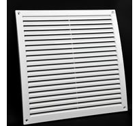 Вентиляционная решетка KRAFTAIR неразъемная в рамке белая Решетка 400х400 Д