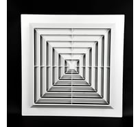 Пластиковая потолочная решетка KRAFTAIR диффузорного типа 2шт Диффузор 600х600-2шт