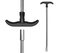 Шомпол с Т-ручкой для чистки труб GRAFF 1000 мм М12 1121001