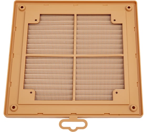 Решетка TDM ELECTRIC разъемная с москитной сеткой, 208х208 ЭКО (беж.) SQ1807-0078