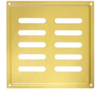 Решетка вентиляционная DOMART 175x175, с сеткой мод.2 золото 4660046005511