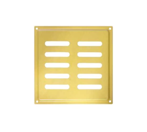 Решетка вентиляционная DOMART 175x175, с сеткой мод.2 золото 4660046005511 1