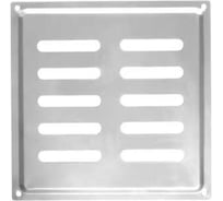 Решетка вентиляционная DOMART 175x175, с сеткой мод.2 хром 4660046005504
