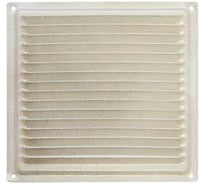 Решетка вентиляционная DOMART 175x175, с сеткой белый антик 4620007780635