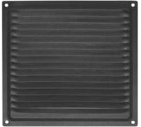 Решетка вентиляционная DOMART 175x175, с сеткой черный 4620007780703