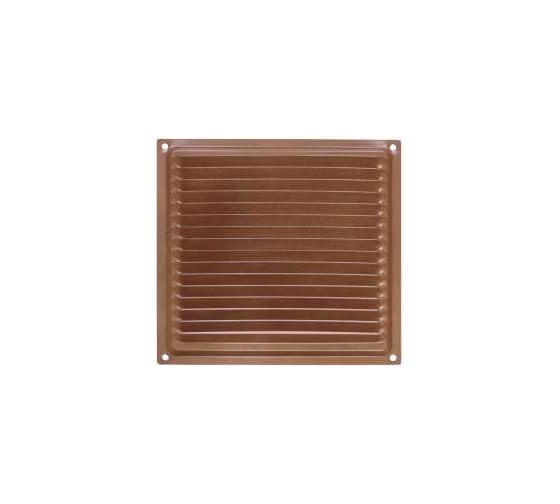 Решетка вентиляционная DOMART 175x175, с сеткой коричневый металлик 4620007780659 1