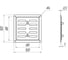 Решетка вентиляционная DOMART регулируемая 100x100 медь антик 4660046012731 2