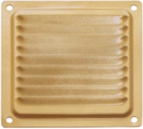Решетка вентиляционная DOMART 100x100, с сеткой, золото 4620007780277