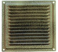 Решетка вентиляционная DOMART 150x150, с сеткой, бронза антик 4620007780444