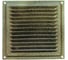 Решетка вентиляционная DOMART 150x150, с сеткой, бронза антик 4620007780444 1