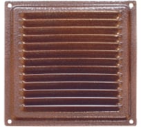 Решетка вентиляционная DOMART 150x150, с сеткой, медь антик 4620007780468