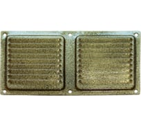 Решетка вентиляционная DOMART 100x200, с сеткой, бронза антик 4620007780345