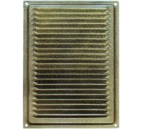Решетка вентиляционная DOMART 170x240, с сеткой, бронза антик 4620007780543