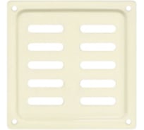 Решетка вентиляционная DOMART 100x100, с сеткой, модель 2, бежевый 4660046017927