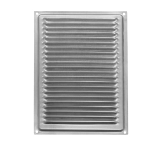 Решетка вентиляционная DOMART 170x240, с сеткой, без покрытия 4620007780512 1