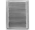 Решетка вентиляционная DOMART 170x240, с сеткой, без покрытия 4620007780512 1
