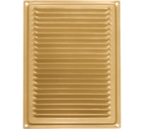 Решетка вентиляционная DOMART 170x240, с сеткой, золото 4620007780574