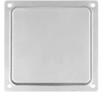 Заглушка вентиляционная DOMART 100x100 без покрытия 4660046004965