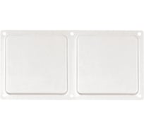 Заглушка вентиляционная DOMART 100x200 цинк 4660046005016