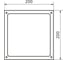 Заглушка вентиляционная DOMART 200x200 цинк 4660046005139 2