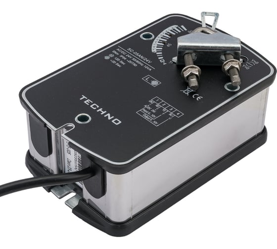 Электропривод воздушной заслонки с пружиной SC-05AN/24V 5Nm, 0-10V, 24AC/DC TECHNO 220510 1