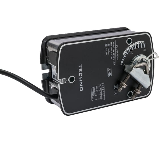 Электропривод воздушной заслонки с пружиной SC-05AN/24V 5Nm, 0-10V, 24AC/DC TECHNO 220510