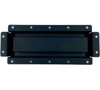 Решетка скрытого монтажа под покраску СЛИМ 400*60, черная ВИЕНТО РСМ40-слим РСМ400х60-слим