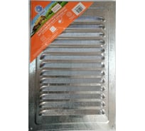 Решетка вентиляционная металлическая оцинковка (20х30 см) Космовент Арт.РМ2030ц