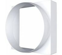 Переход KRAFTAIR соединитель воздуховода квадратного 90х90 мм на круглый 100 мм Переход 90х90 на D100