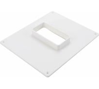 Торцевая площадка KRAFTAIR фланец, для воздуховода 55х110 мм ТПП55х110