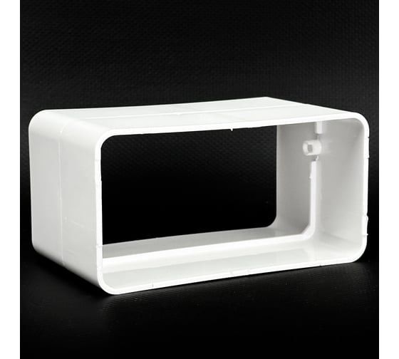 Соединитель плоских воздуховодов KRAFTAIR 55х110 мм белый СОЕДИНИТЕЛЬ 55Х110 Ф 1