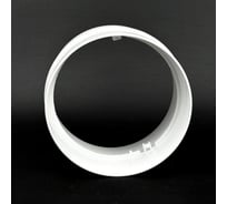 Соединитель круглого воздуховода KRAFTAIR D100 мм белый Соединитель D100 Ф