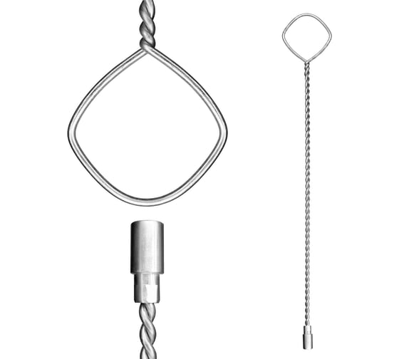 Шомпол (стержень) прямой GRAFF для чистки труб 1000мм, М12 1121000