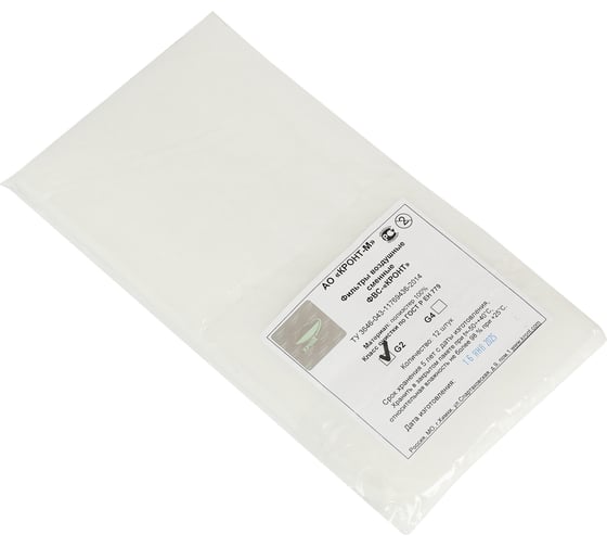 Фильтры воздушные сменные дезар ФВС-"КРОНТ" ТУ 3646-043-11769436-2014 (класс G2) для рециркуляторов серии 61206