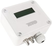 Датчик дифференциального давления ТЕКО SDP ITX2P4-43P-1000-D с дисплеем, корпус пластик, 104х90х44.5 мм, 24В, IP54, -10...+60, клемм.коробка 07-00038125