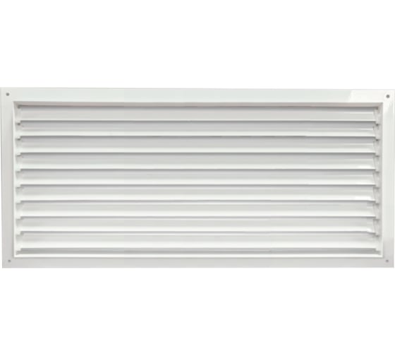 Решетка врезная ООО Вентмаркет 450х200 мм, вентиляционная, жалюзийная, цвет белый VRGW0452001 1