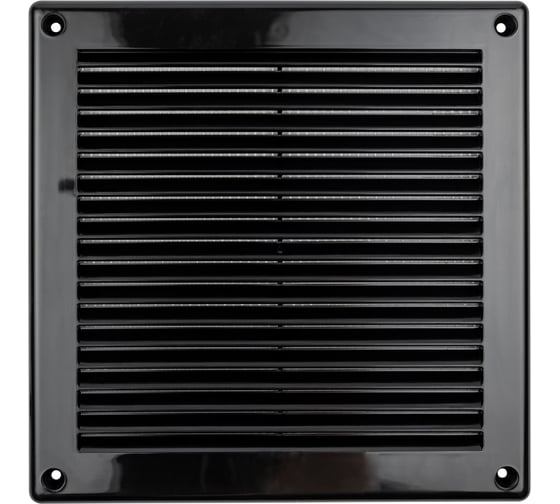 Решетка вентиляционная 200х200 мм черная ООО "ВА ВЕНТ" Р200.200.Ч 1