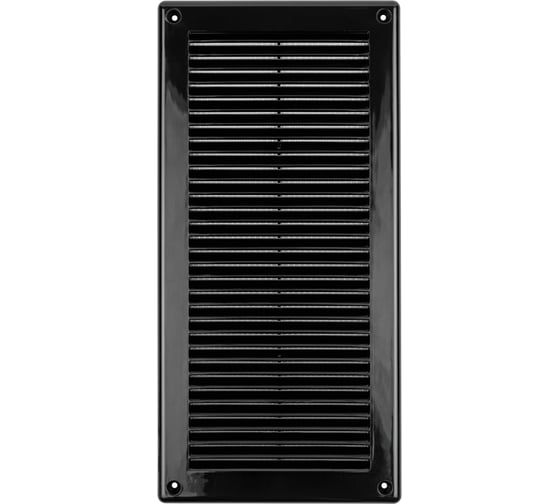 Решетка вентиляционная ООО "ВА ВЕНТ" 150х310 мм черная Р150.310.Ч 1