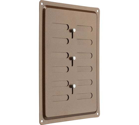 Решетка вентиляционная регулируемая DOMART 150х200 коричневый металлик 4660046022488