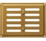 Решетка вентиляционная регулируемая DOMART 200х150 золото 4660046022549 1