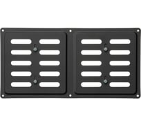 Решетка вентиляционная регулируемая DOMART 300х150 черный 4660046023577