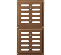 Решетка вентиляционная регулируемая DOMART 150х300 коричневый металлик 4660046023492