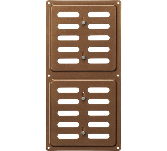 Решетка вентиляционная регулируемая DOMART 150х300 коричневый металлик 4660046023492