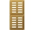 Решетка вентиляционная регулируемая DOMART 150х300 золото 4660046023485 1