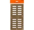 Решетка вентиляционная регулируемая DOMART 150х300 золото 4660046023485 3