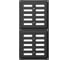 Решетка вентиляционная регулируемая DOMART 150х300 черный 4660046023508 1
