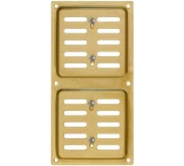 Решетка вентиляционная регулируемая DOMART 300х150, золото 4660046023553