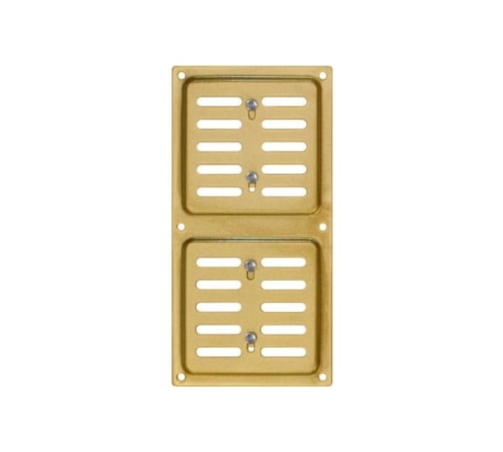 Решетка вентиляционная регулируемая DOMART 300х150, золото 4660046023553