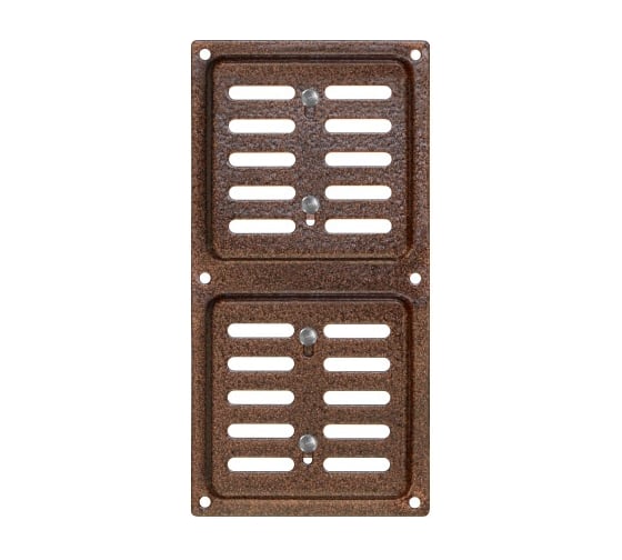 Решетка вентиляционная регулируемая DOMART 150х300, медь антик 4660046023515