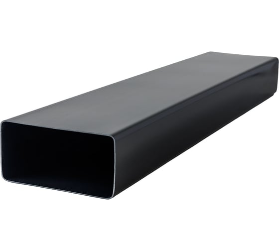 Канал вентиляционный плоский ООО ВА ВЕНТ 55х110 0.5м черный ПЧ.55.500